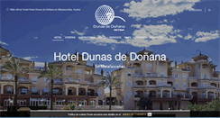 Desktop Screenshot of dunasdedonanagolfresort.com